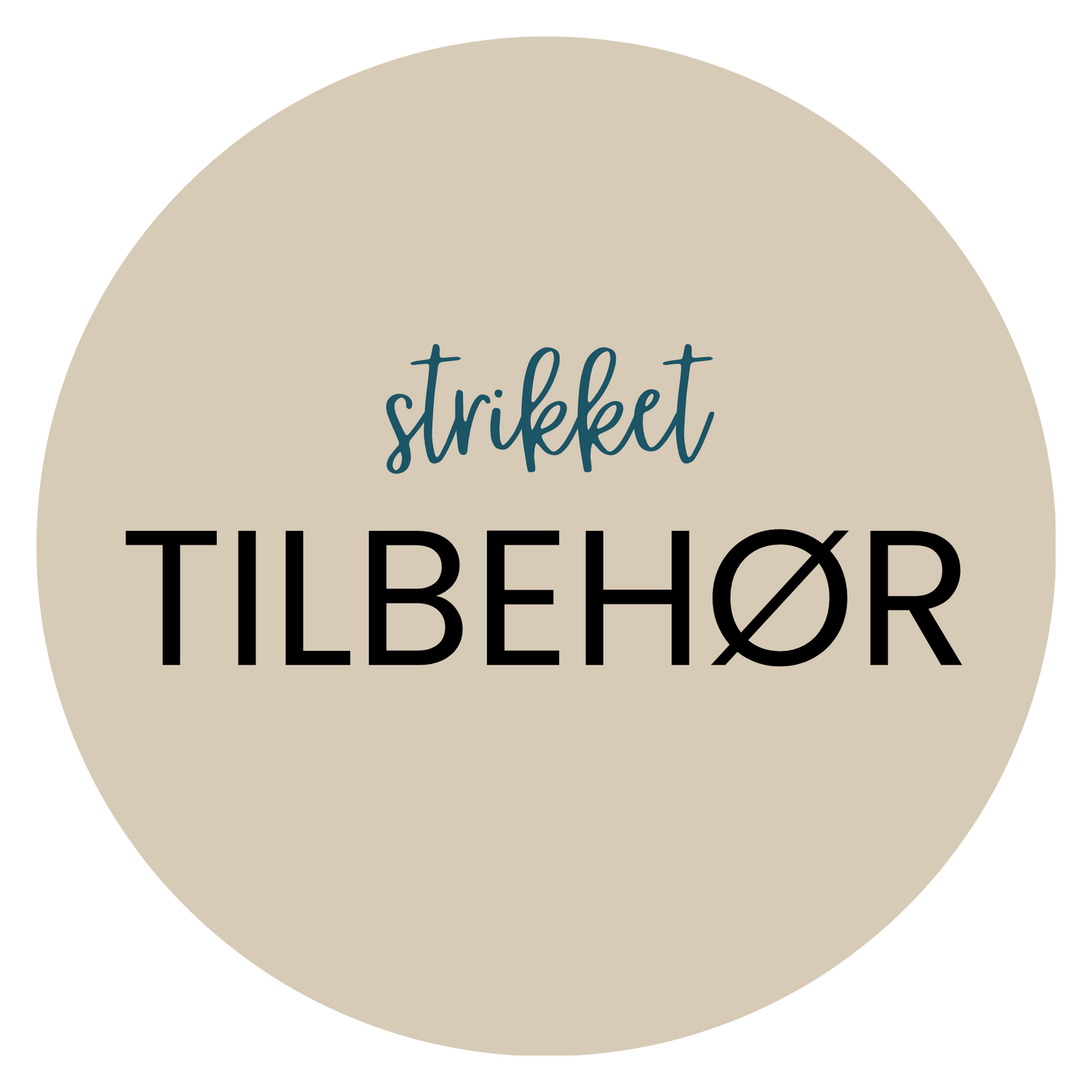 Strikket tilbehør